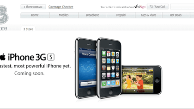 iPhone 3GS Definitely Coming to Three in July
