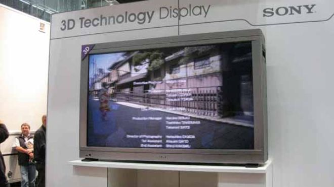 Sony Showing Off New 3D Display At SMPTE09
