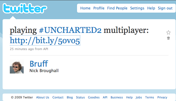 Uncharted Twitter