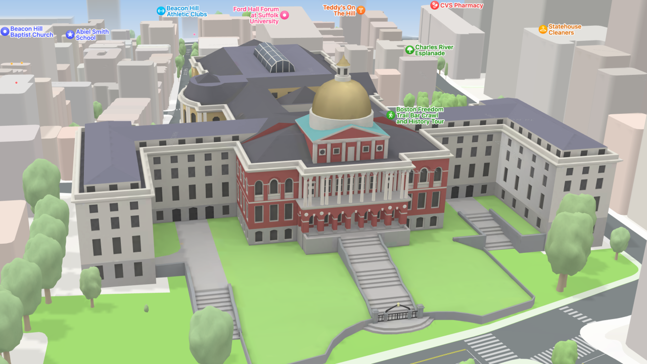 Apple Maps Quietly Added Boston to Its List of Cities With Full Colour 3D Landmarks