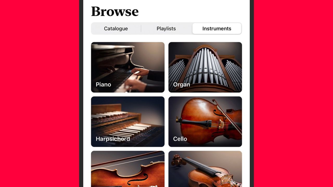 You've got lots of ways to find music. (Screenshot: Apple Music Classical)