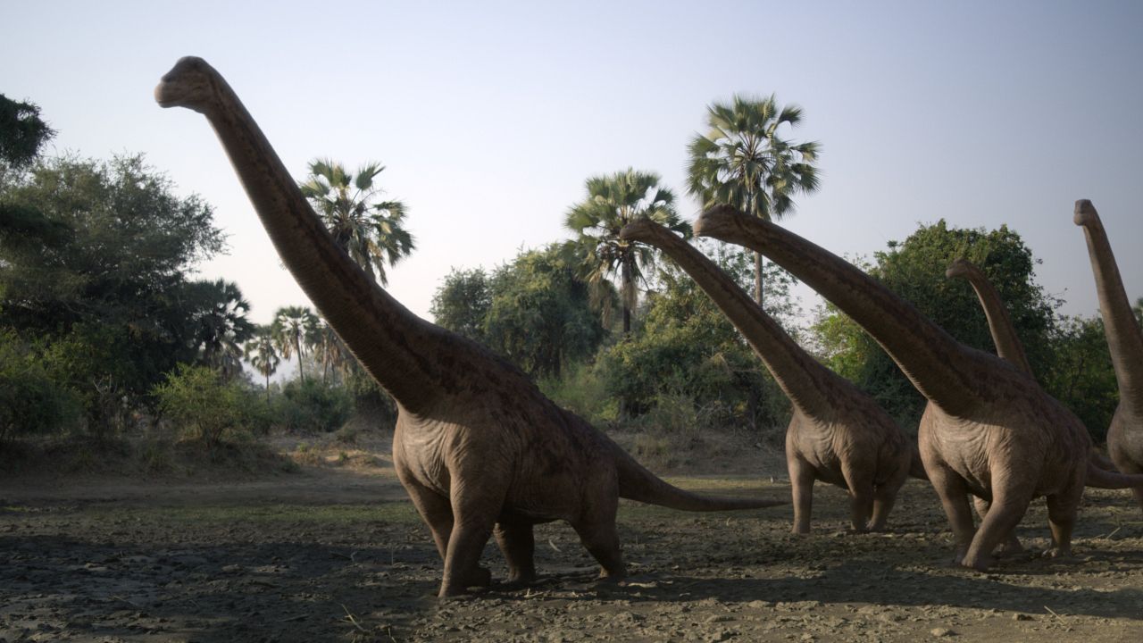 Стадо рапетозавров на Мадагаскаре.  (Изображение: Apple TV +)